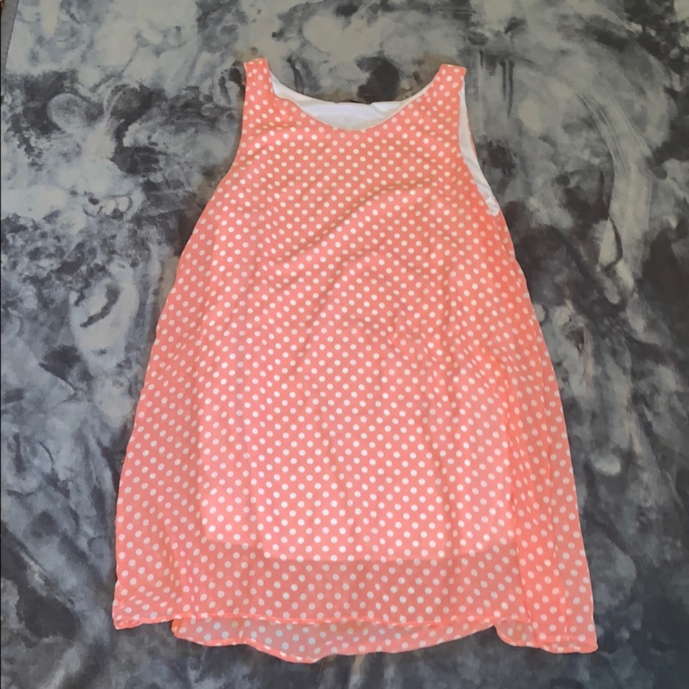 3/$25 polkadot tank top dress